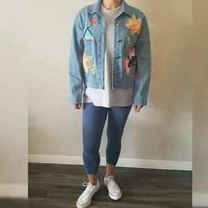 Demin Jacket With butterflies